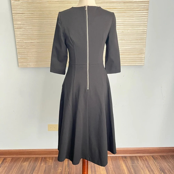 Metisu black 60s fit and flare dress size S - Picture 10 of 11